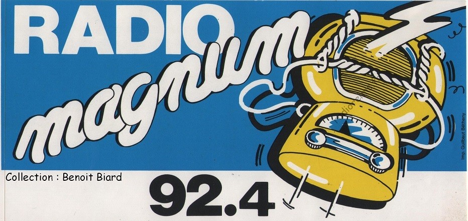 Autocollant Radio Magnum 92.4