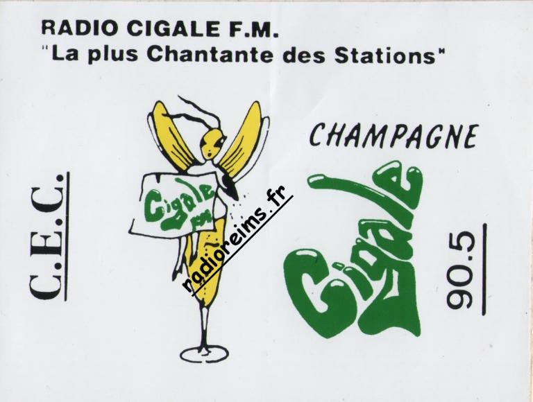 Autocollant Cigale FM/CEC 