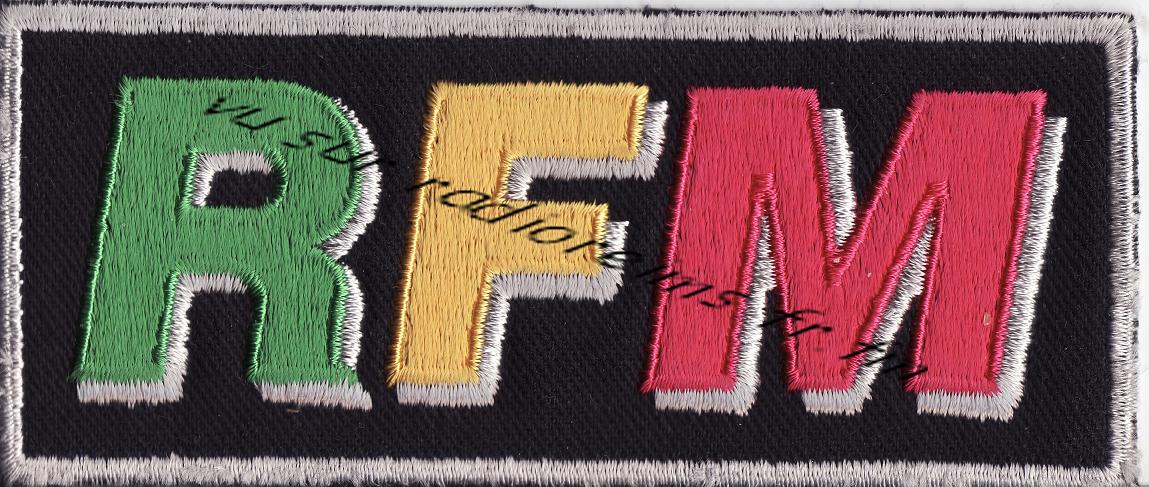Ecusson RFM avec logo