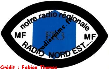 Autocollant FR3 Radio Nord Est (crédit : Fabien Thomas)