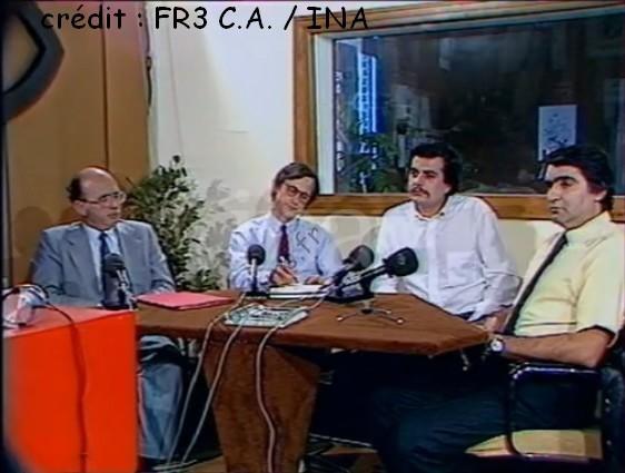 FR3 Radio Nord Est studio 1er octobre 1981