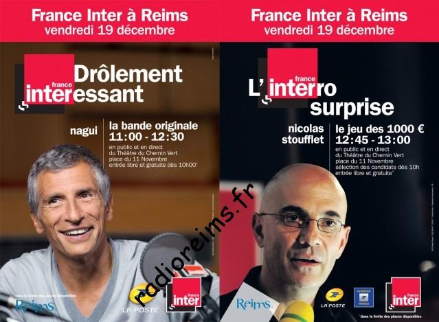France Inter Reims 19 décembre 2014 avec vu