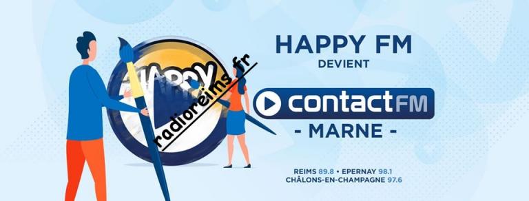 Happy FM devient Contact FM Marne 29 nov 2019