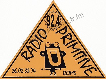 Autocollant Radio Primitive