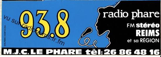 Autocollant Radio Phare 93.8