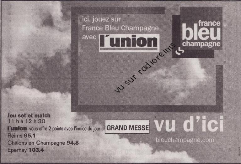 Jeu l'Union France Bleu mars 2009