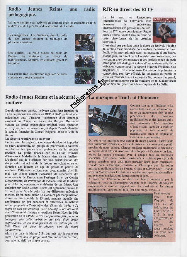 Le Mag RJR 2003 3