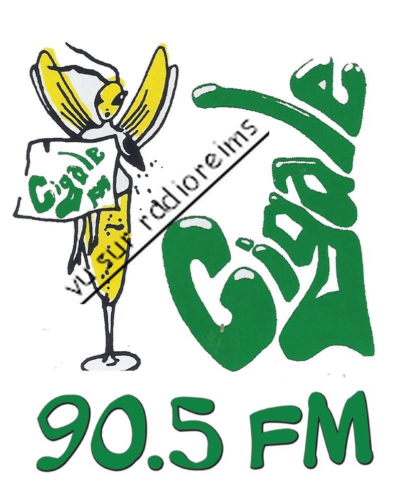 Logo Cigale FM avec fréquence