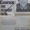 Arrivée RMC Champagne