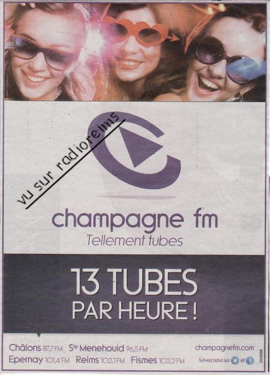 Pub Champagne FM Marne 2013