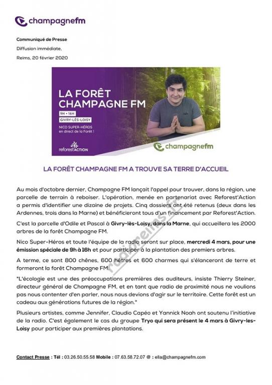 CP Forêt Champagne FM