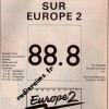 Europe 2 Pub Rentrée Septembre 1992 
