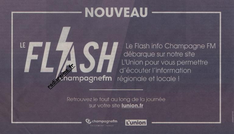 Flash Champagne FM sur le site de l'Union 