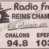 Pub Radio France Reims Champagne : ça pétille aussi !
