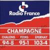 Autocollant Radio France Champagne (sans les Ardennes)