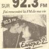 Europe 2 depuis juin 87 (contrairement à celle sur 89.9)