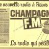 Les débuts de Champagne FM
