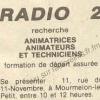 Radio 2 CA recrute