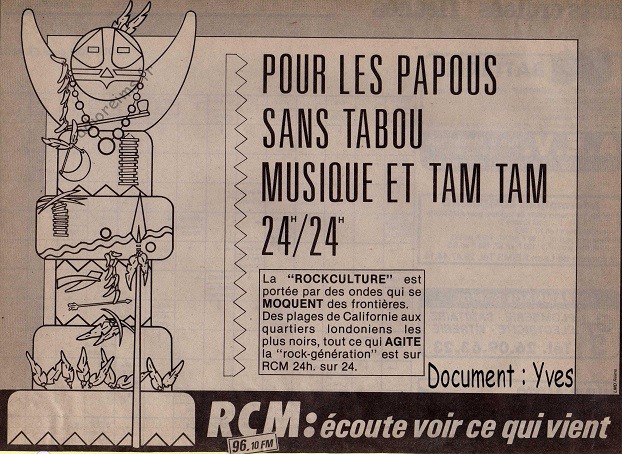 RCM pub musique mai 1986