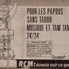 RCM pub musique mai 1986