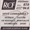 Pub pour les 10 ans de RCF